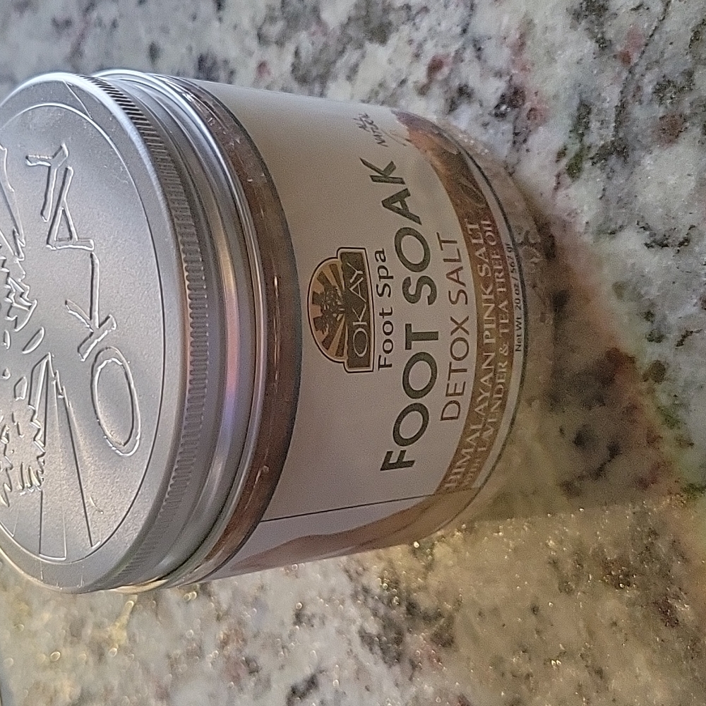 Foot Soak Himalayan Pink Salt w/ Lavender & Tea Tree Oil
